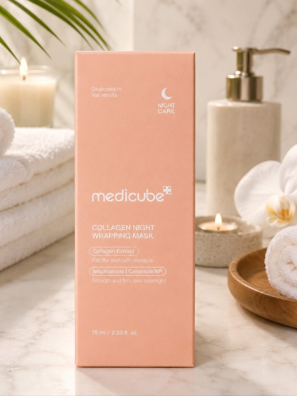 Medicube Collagen Night Wrapping Mask 75ml Overnight Peel Off Hydrating K Beauty